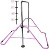GYMPRO Kids Gymnastics Bar Horizontal Bar Junior Gymnastic Training Equipment Height Adjustable Climb Tower Balance Bar Asymmetric Bar Playground (Pink) view 4