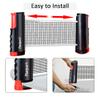 FBSPORT Ping Pong Paddle Set, Portable Table Tennis Set with Retractable Net,Rackets,Balls and Carry Bag for Indoor/Outdoor Games view 2