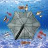 Fish Trap 6 Holes Automatic Fishing Net Shrimp Cage Nylon Foldable Crab Fish Trap Cast 21.3x8.6 view 2
