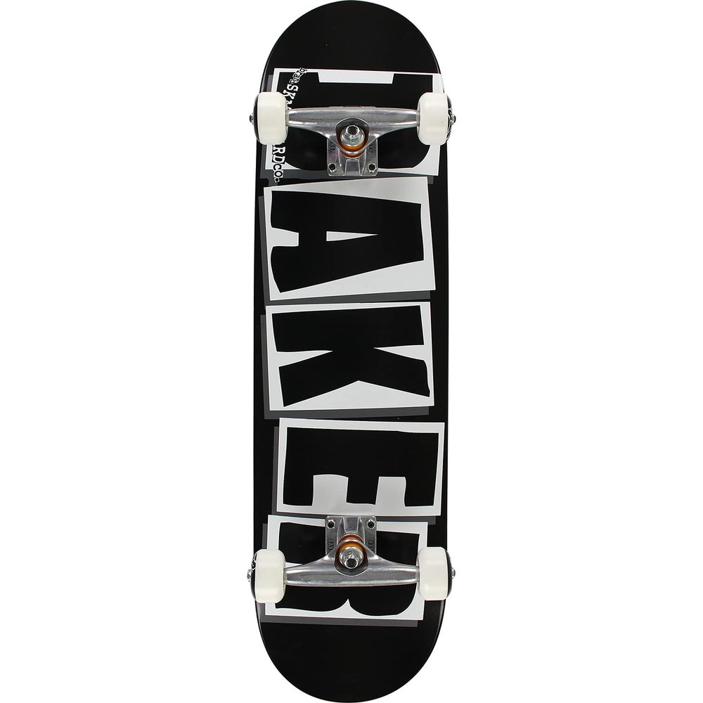Baker Brand Logo Skateboard Complete-8.5 BLK/WHT