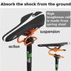 GORIX Bike Saddle Suspension Spring Steel Shock Absorber MTB Road Bicycle (GX-SSP(Global Edition)) (Red) view 3