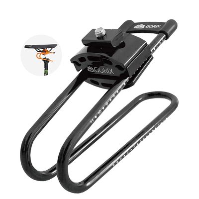 GORIX Bike Saddle Suspension Spring Steel Shock Absorber MTB Road Bicycle (GX-SSP(Global Edition)) (Matt Black)