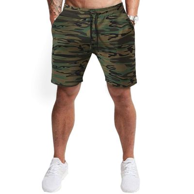 EVERWORTH Men's Casual Training Shorts Gym Workout Fitness Short Bodybuilding Running Jogging Short Pants (Camo, US Small: (Waist: 29"-31"))