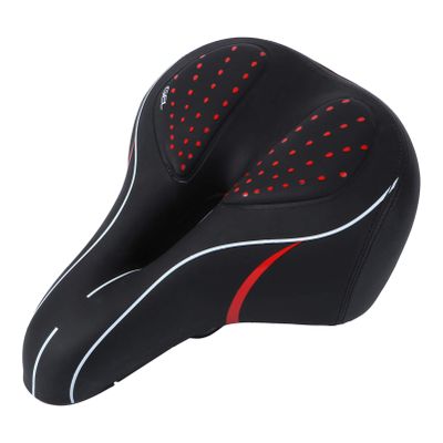 Comfort Bike Seat - Soft Mountain Bike Seat Cushion Reflector Silicone Bike Saddle Mountain Bike Saddle Absorbing for Outdoor Bike Sporting