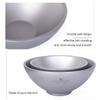 Boundless Voyage 220ml Titanium Double Walled Food Bowl for Adult Children Ultralight Portable Soup Rice Bowl Outdoor Camping Metal Durable Tableware Ti1085T view 4