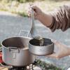 Boundless Voyage 420ml Titanium Double Walled Bowl for Adult Children Ultralight Portable Soup Rice Food Bowl Outdoor Camping Durable Metal Tableware Ti1084T view 4