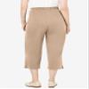Woman Within Plus Size 7-Day Knit Capri - 3X, New Khaki view 2