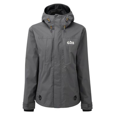 Gill Women's Active Angler Fishing Jacket - Waterproof & Fully Taped - Steel Grey