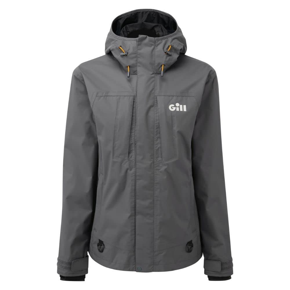 Gill Women's Active Angler Fishing Jacket - Waterproof & Fully Taped - Steel Grey