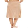 Comfort Choice Plus Size Half Slip 25" 2-Pack - M, Nude view 2