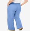 Woman Within Plus Size 7-Day Knit Wide-Leg Pull-On Pants - 5X, French Blue view 2