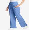 Woman Within Plus Size 7-Day Knit Wide-Leg Pull-On Pants - 5X, French Blue view 4