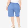 Woman Within Plus Size 7-Day Knit Bermuda Shorts - 4X, French Blue view 2