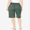 Woman Within Plus Size 7-Day Knit Bermuda Shorts - 4X, Pine view 2