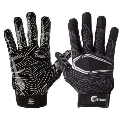 Cutters Football Glove Game Day Receiver. Silicone Grip Glove for Receivers. Adult and Youth Sizes