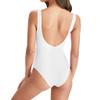 TEEAMORE Bride Squad Bachelorette Pool Party One Piece High Leg Swimsuit view 3