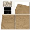Rothco Tactical Camo BDU Shorts  Rugged Outdoor Hiking Camping Comfortable Cargos, Black Camo, L view 4