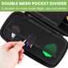 ALKOO Dart Case Holder Bag for 6 pcs Steel and Soft Tip Darts Set, Storage Organizer Holds 6 Darts and Tips, Shafts and Flights Accessories (Cases Only) (Red, Holds 6 darts) view 4