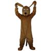 Brown Dog Cartoon Costume Mascot Adult Cartoon Character Outfit Marketing view 1