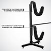 RaxGo Freestanding Kayak Storage Rack, Heavy Duty Storage for Two-Kayak, SUP, Canoe & Paddleboard for Indoor, Outdoor, Garage, Shed, or Dock, Adjustable Height view 4
