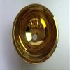 ZY RV Caravan Camper Boat SS Round Golden Hand Wash Basin Kitchen Sink300150mm GR-532AG view 1
