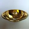ZY RV Caravan Camper Boat SS Round Golden Hand Wash Basin Kitchen Sink300150mm GR-532AG view 2