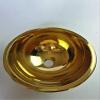 ZY RV Caravan Camper Boat SS Round Golden Hand Wash Basin Kitchen Sink300150mm GR-532AG view 3