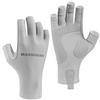 BASSDASH ALTIMATE UPF 50+ Womens Fishing Gloves UV Sun Protection Fingerless Gloves for Kayaking Paddling Hiking Cycling Driving Shooting Training (Pure Grey, XS) view 1
