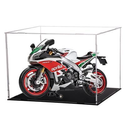 Evron Display Case for Collectibles Assemble Clear Acrylic Box Alternative Glass Case for Display Action Figures Home Storage & Organizing Toys (14x8x8.5 inch; 35x20x21 cm)