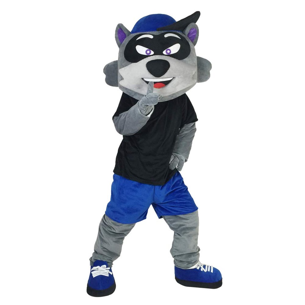 cartoon mascot Raccoon Costume Adult Cartoon Cosplay Fursuit