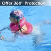 Hyfoo Floaties Swim Vest for Child, Portable Inflatable Pool Floats Swimming Ring with Adjustable Safety Buckle, Safety Swim Arm Bands with Double Surround Air Bag, Durable Float Tube for Kids 7-14yrs view 2