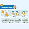 Hyfoo Floaties Swim Vest for Child, Portable Inflatable Pool Float Swimming Ring with Adjustable Safety Buckle, Safety Swim Arm Bands with Double Surround Air Bag, Durable Float Tube for Kid 7-14 yrs view 4