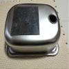 ZY RV Caravan Camper Boat Stainless Steel Rectangular Hand Wash Basin Kitchen Sink 280x380x150mm GR-566 view 4