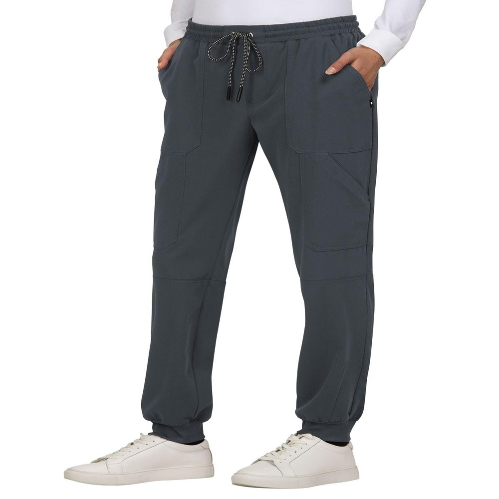 KOI Next Gen 740 Women's Good Vibe Jogger Scrub Pant Charcoal ST
