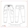 KOI Next Gen 740 Women's Good Vibe Jogger Scrub Pant Charcoal ST view 4