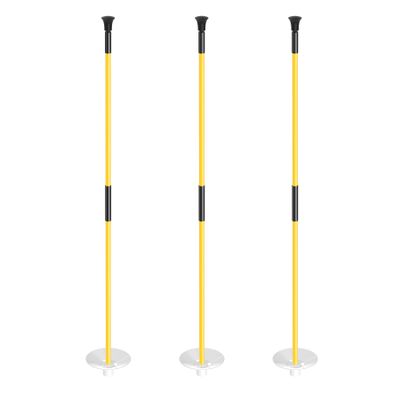 KINGTOP Golf Flagstick Mini, Practice Putting Green Flag Stick for Yard, Pole | Pin | Flagpole, Portable 2-Section Design, 3 Foot, 3-Pack