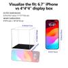 Evron Display Case for Collectibles Assemble Clear Acrylic Box Alternative Glass Case for Display Action Figures Home Storage & Organizing Toys (4x4x4 inch; 10x10x10 cm) view 2