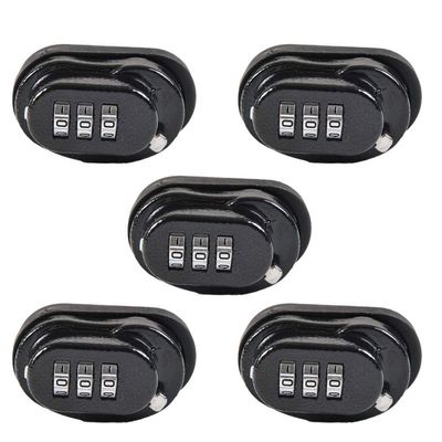 Teenidea Universal Combination Gun Trigger Lock -Digit Combination Trigger Gun Lock - Fits Pistols Rifles Shotguns,5pcs