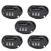 Teenidea Universal Combination Gun Trigger Lock -Digit Combination Trigger Gun Lock - Fits Pistols Rifles Shotguns,5pcs view 1