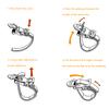 Bike Pedals with Clips and Straps for Outdoor Cycling Indoor Stationary Bike 9/16 Inch view 4