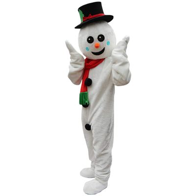 cartoon mascot Christmas Snowman Costume Fancy Dress Cosplay