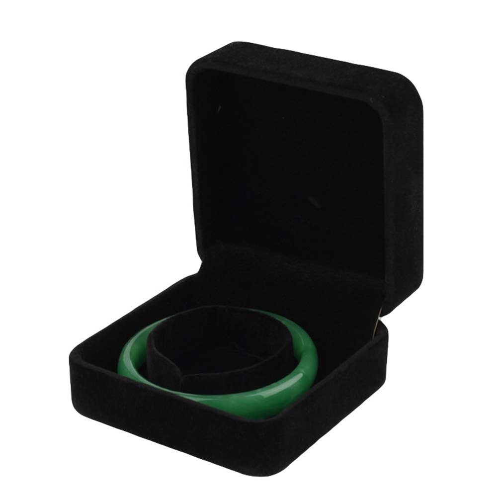wpOP59NE Jewelry Box, Velvet Presentation Jewelry Ring Necklace Bracelet Storage Display Box Case Gift Black Necklace Box#