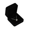 wpOP59NE Jewelry Box, Velvet Presentation Jewelry Ring Necklace Bracelet Storage Display Box Case Gift Black Necklace Box# view 4