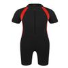 Agoky Boys Girls Swimsuits Rash Guard Suits Swimwear Shorty Wetsuit Toddler Kids UPF 50+ UV Sun Protective One-Piece Black 10-12 view 1