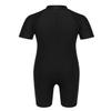 Agoky Boys Girls Swimsuits Rash Guard Suits Swimwear Shorty Wetsuit Toddler Kids UPF 50+ UV Sun Protective One-Piece Black 10-12 view 2