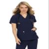 KOI Next Gen 1019 Women's Hustle and Heart Scrub Top Navy 3XL view 1