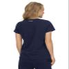 KOI Next Gen 1019 Women's Hustle and Heart Scrub Top Navy 3XL view 2