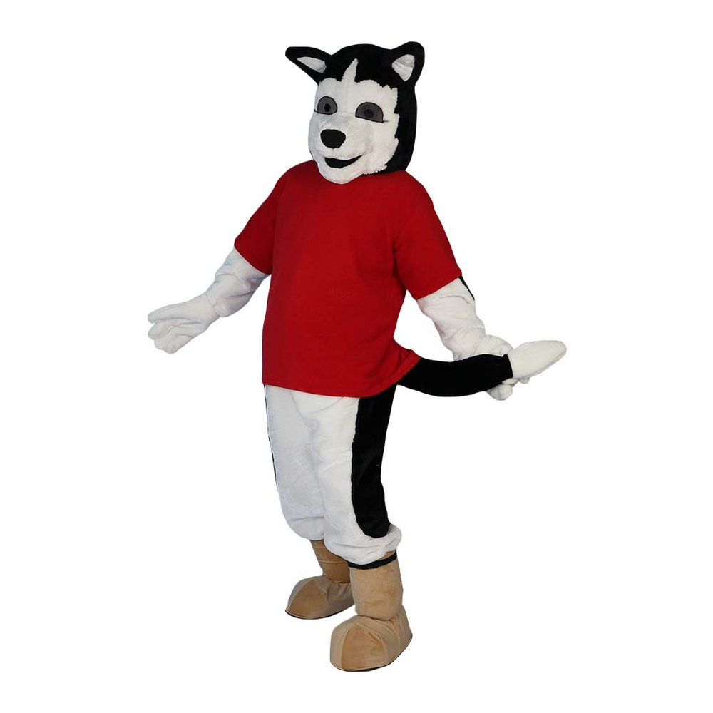 Wolf Dog Cartoon Costume Mascot For Performance Fursuit Furry Costuming