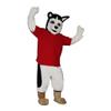 Wolf Dog Cartoon Costume Mascot For Performance Fursuit Furry Costuming view 3