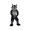 Gray Muscle Wolf Cartoon Costume Mascot Cartoon Furry Costuming view 3